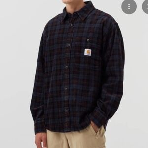Carhartt WIP Corduroy Flint Shirt Button Down Long Sleeve